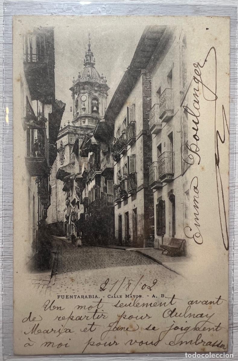 Postales: POSTAL. FUENTARABIA - CALLE MAYOR. PAIS VASCO. CIRCULADA