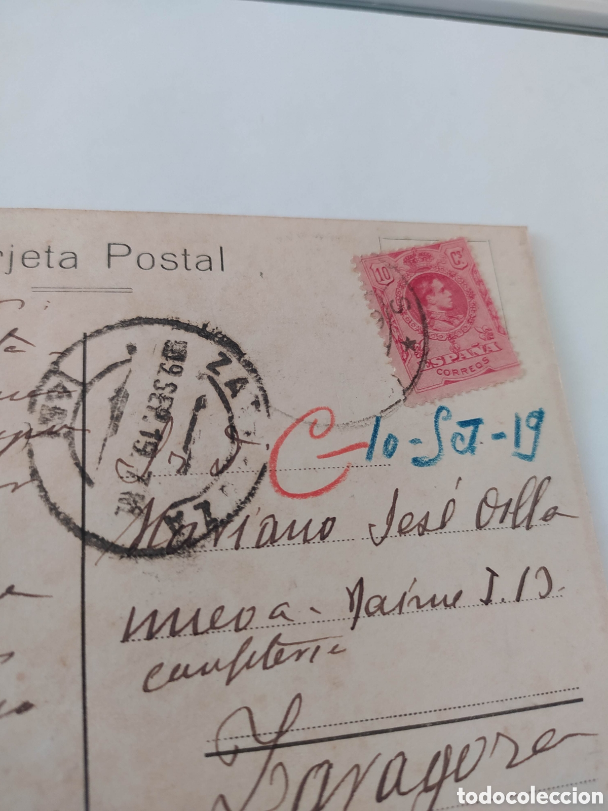 Postales: Antigua Postal Bilbao 1919 - Foto 6