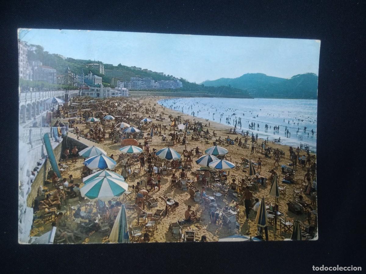 Postales: Postal San Sebastian playa de la concha - Foto 1