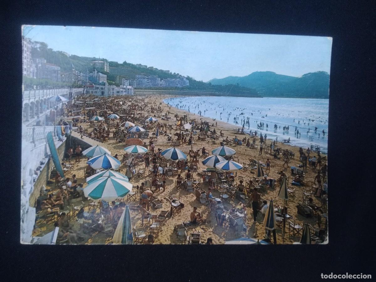 Postales: Postal San Sebastian playa de la concha - Foto 2