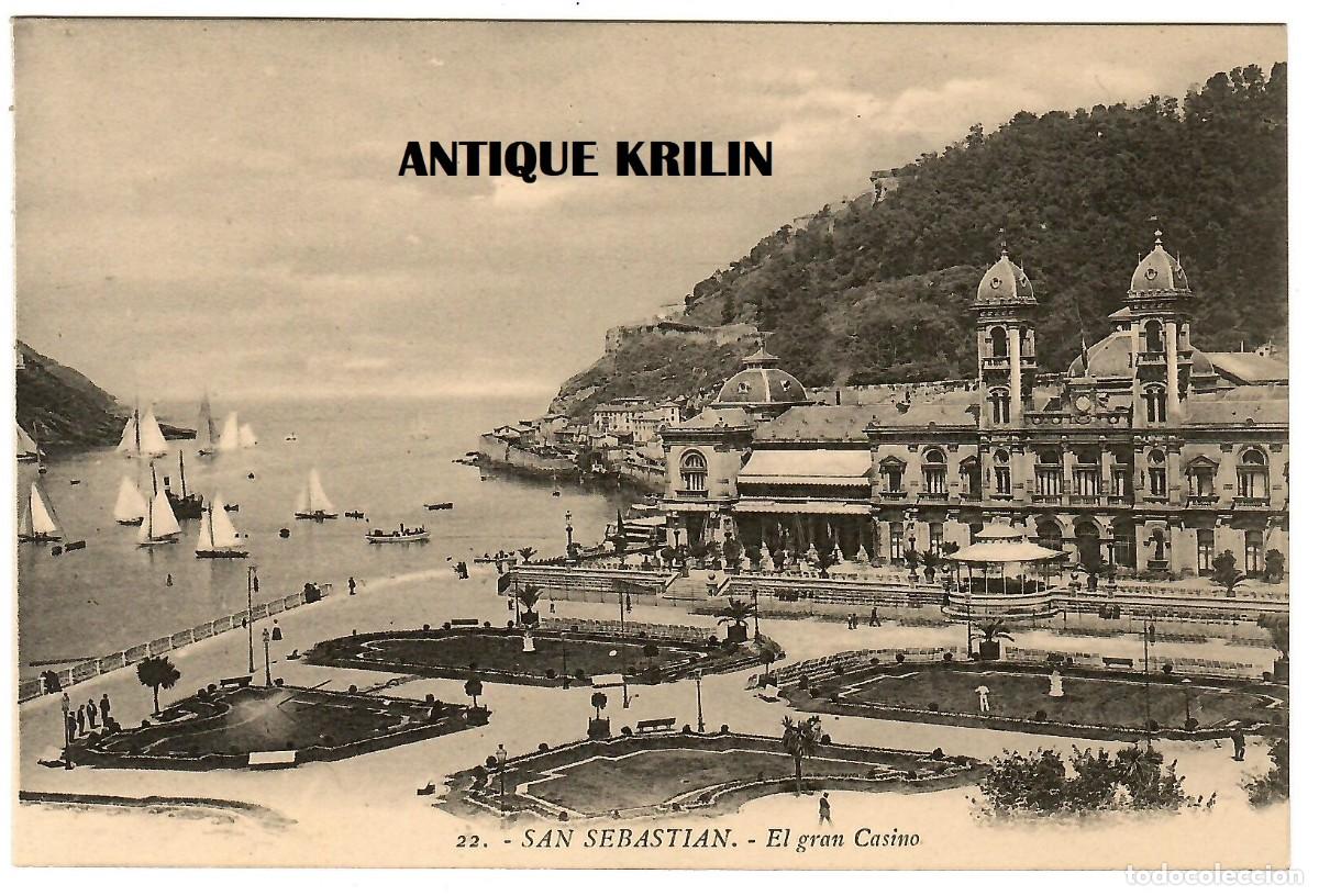 Cartes Postales: SAN SEBASTIAN N&ordm; 22 EL GRAN CASINO / EDICION G.G. GALARZA / SIN CIRCULAR