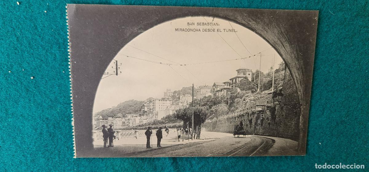 Cartes Postales: POSTAL SAN SEBASTIAN - MIRACONCHA DESDE EL TUNEL - RW