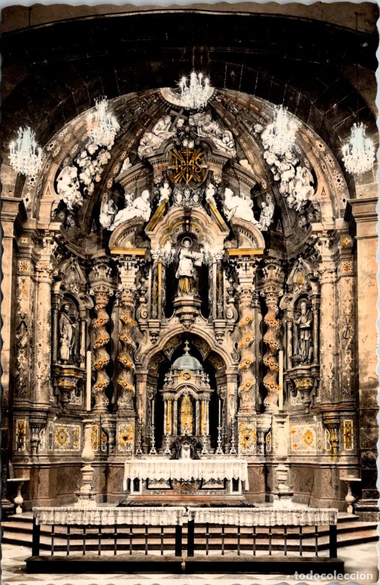 Cartes Postales: Santuario de Loyola - Altar Mayor - Ed. Hija de J. Irazu n&ordm; 30 - Coloreada - 137x88mm