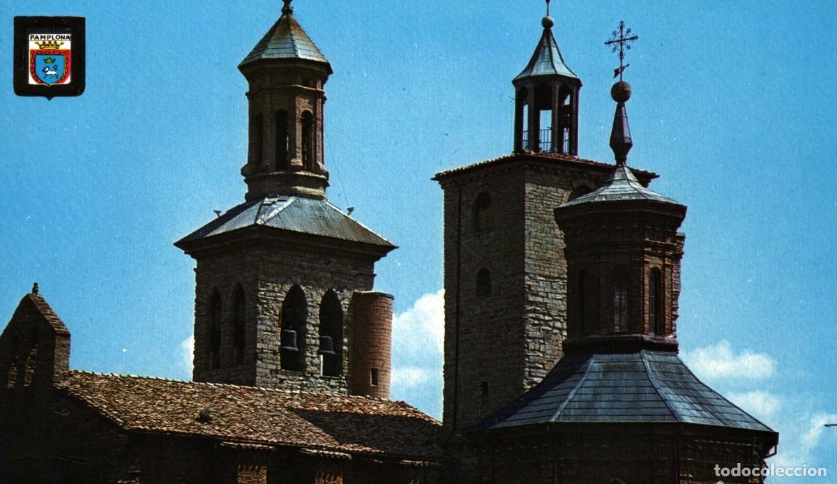Postales: Pamplona torre de san Cernin sin circular - Foto 1