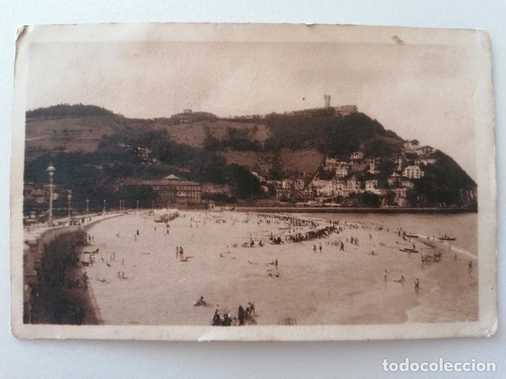 Cartes Postales: POSTAL SAN SEBASTIAN, MONTE IGUELDO Y PLAYA DE ONDARRETA, FOTOTIPIA HAUSER Y MENET