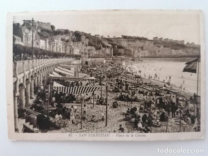 Cartes Postales: POSTAL SAN SEBASTIAN, PLAYA DE LA CONCHA, N&ordm; 67, FOTO GALARZA