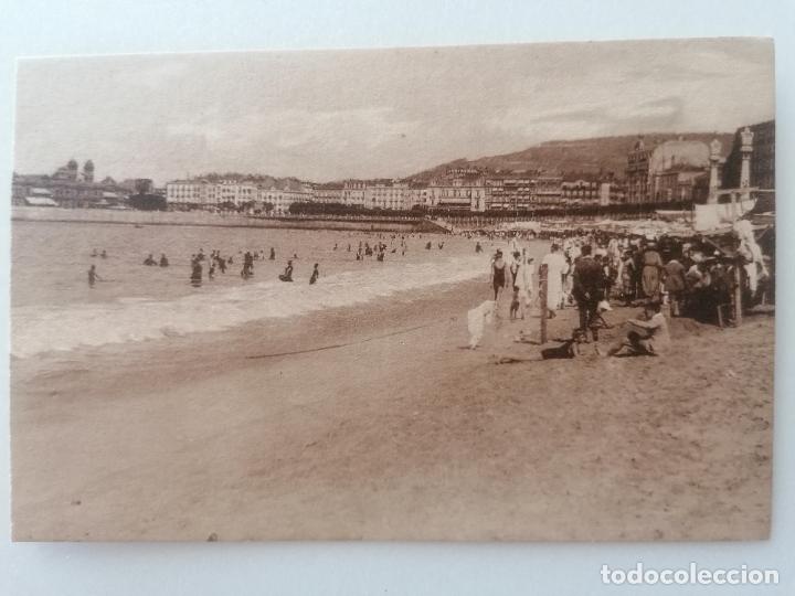 Postales: POSTAL SAN SEBASTIAN, ESCENAS DE LA PLAYA, N&ordm; 42, FOTO GRAFOS