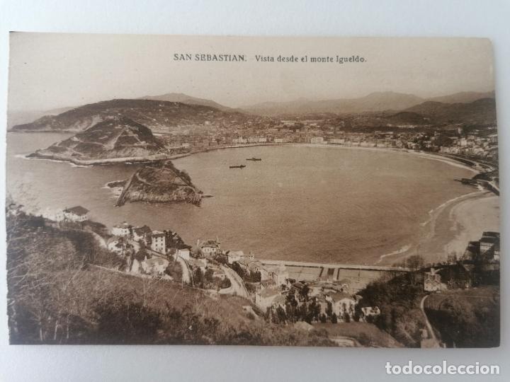 Cartoline: POSTAL SAN SEBASTIAN, VISTA DESDE EL MONTE IGUELDO, FOTO GALARZA