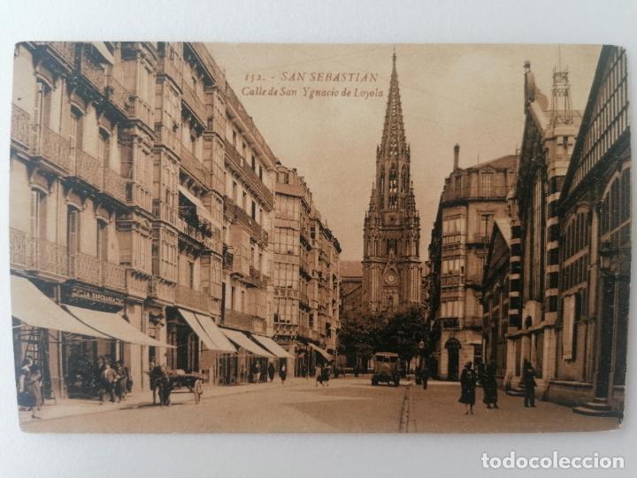 Cartoline: POSTAL SAN SEBASTIAN, CALLE DE SAN IGNACIO DE LOYOLA, N&ordm; 152, FOTO GALARZA
