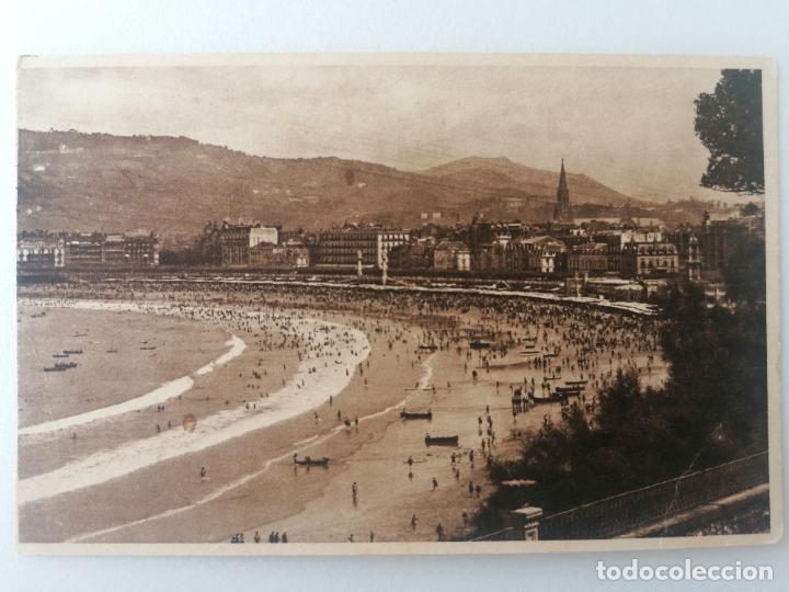 Cartoline: POSTAL SAN SEBASTIAN, VISTA DESDE MIRAMAR, N&ordm; 49, FOTO GALARZA, A&Ntilde;O 1931