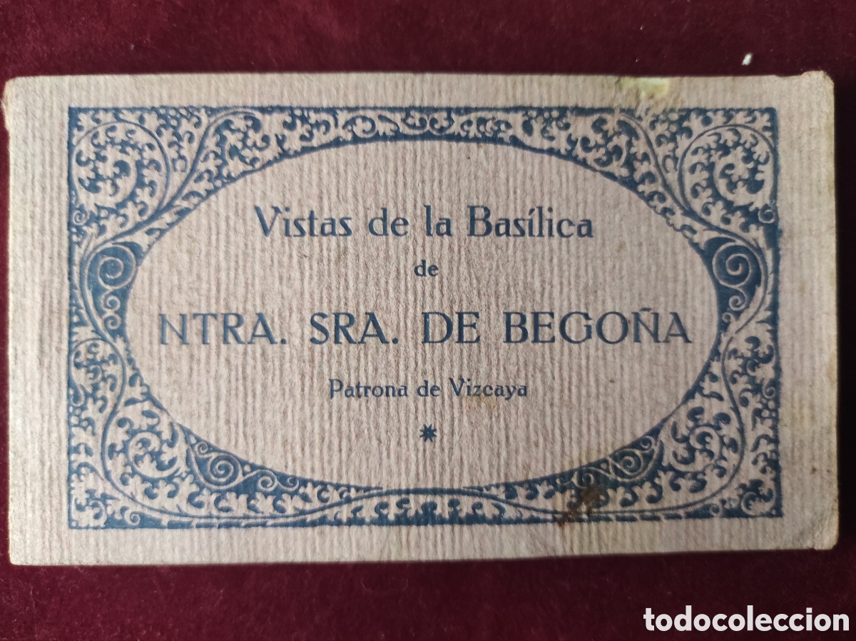 Cartoline: Taco 12 postales NTRA .SRA.DE BEGO&Ntilde;A patrona de Vizcaya vistas de la Bas&iacute;lica