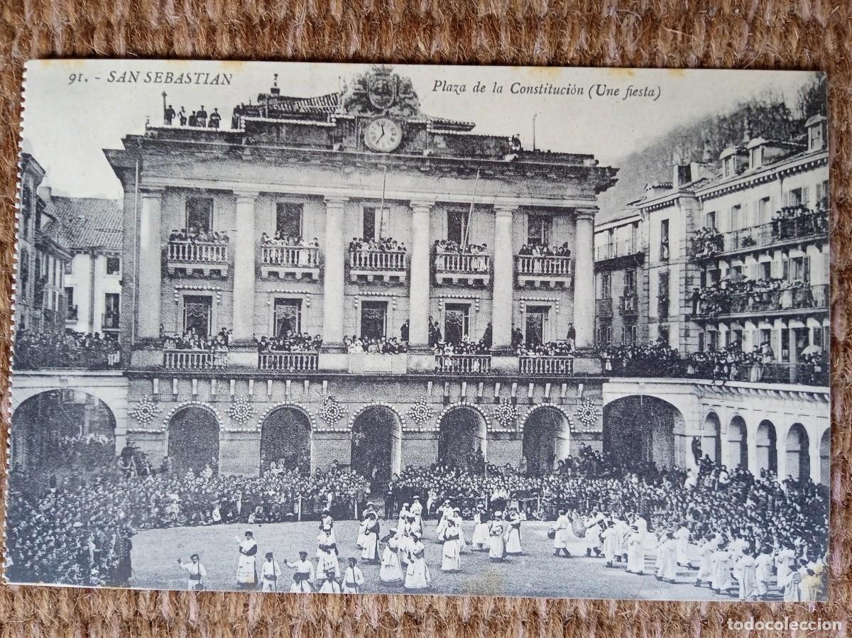Cartoline: SAN SEBASTIAN - PLAZA DE LA CONSTITUCION - ED. GALARZA