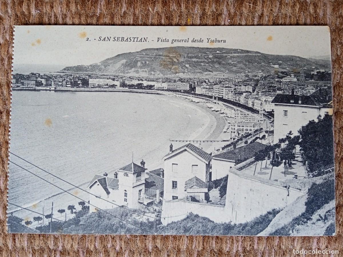 Cartoline: SAN SEBASTIAN - VISTA DESDE YSABURU - ED. GALARZA