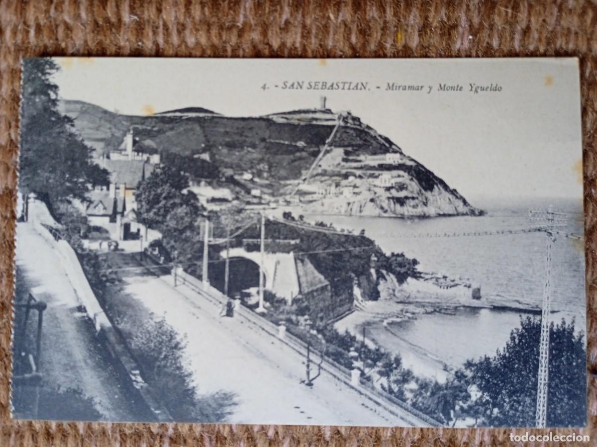 Cartoline: SAN SEBASTIAN - MIRAMAR Y MONTE YGUELDO - ED. GALARZA