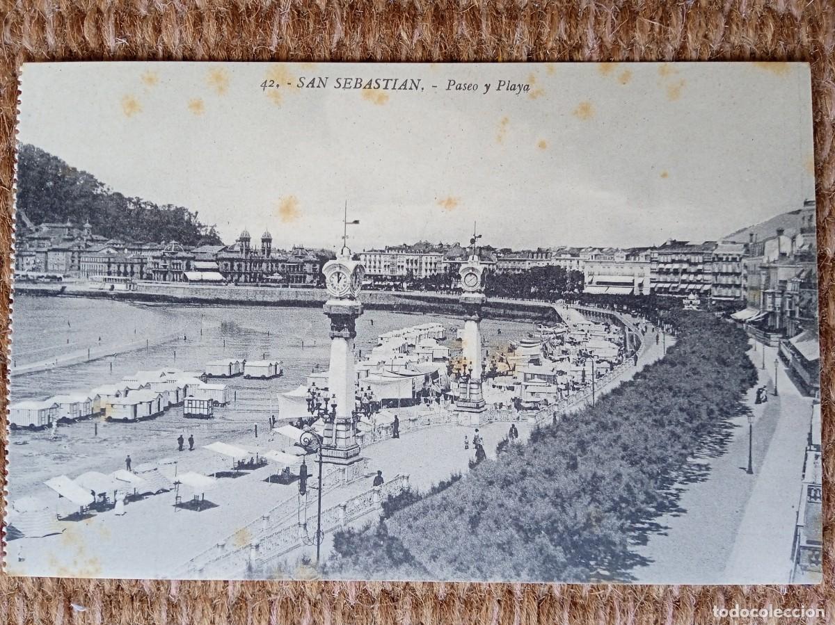 Postcards: SAN SEBASTIAN - PASEO - ED. GALARZA