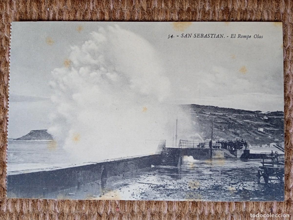 Postcards: SAN SEBASTIAN - EL ROMPE OLAS - ED. GALARZA