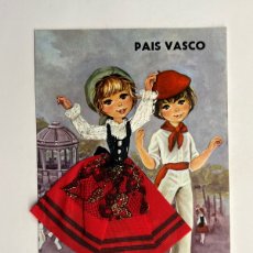 Postales: PAÍS VASCO, POSTAL BORDADA. ILUSTRA LUPE, NO.507, COMERCIAL PRAT (H.1960?) S/C