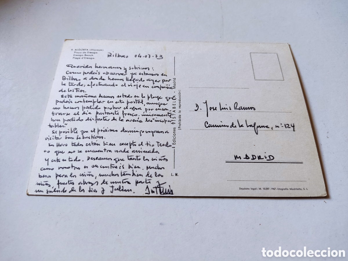 Postales: Postal Algorta - Foto 2