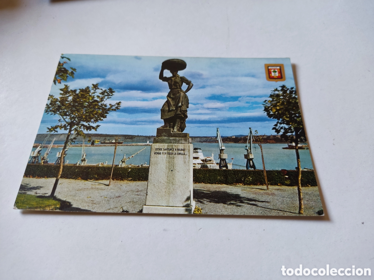 Postales: Postal Santurce, monumento sardinera - Foto 1