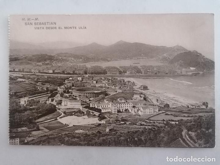 Postcards: POSTAL SAN SEBASTIAN, VISTA DESDE EL MONTE ULIA, EDITOR HAUSER Y MENET-MADRID, SIN CIRCULAR
