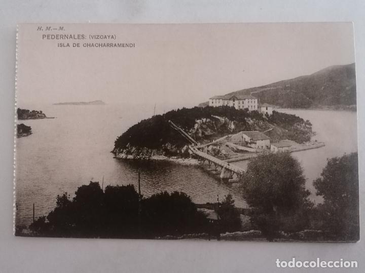 Postcards: POSTAL PEDERNALES-VIZCAYA, ISLA DE CHACHARRAMENDI, EDITOR HAUSER Y MENET-MADRID, SIN CIRCULAR