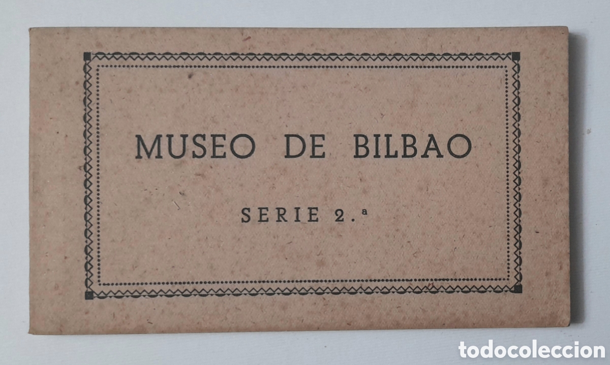 Postais: MUSEO DE BILBAO. Serie 2a. Bloque con 10 postales.