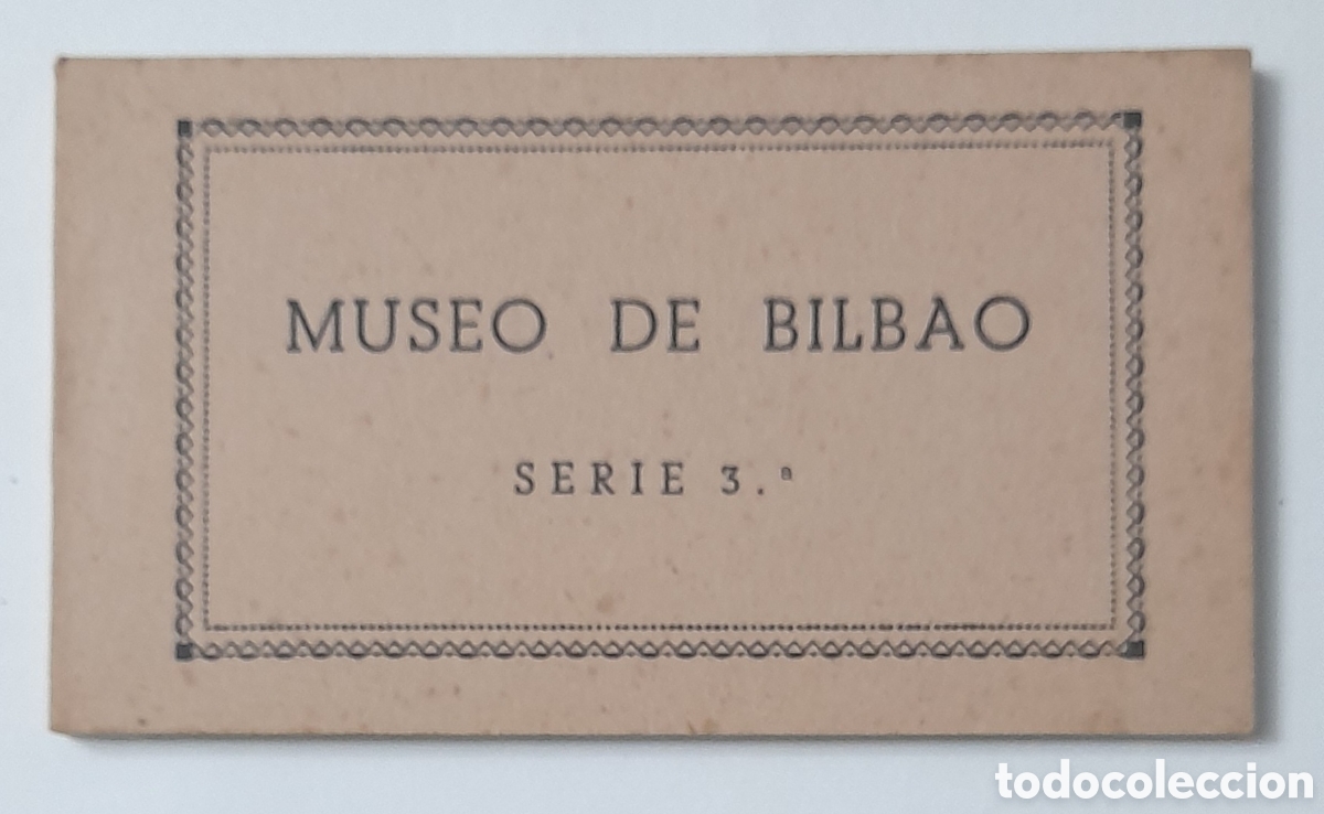 Postais: MUSEO DE BILBAO. Serie 3a. Bloque de 10 postales