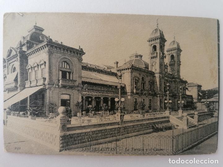 Postkarten: POSTAL SAN SEBASTIAN, LA TERRAZA Y EL CASINO