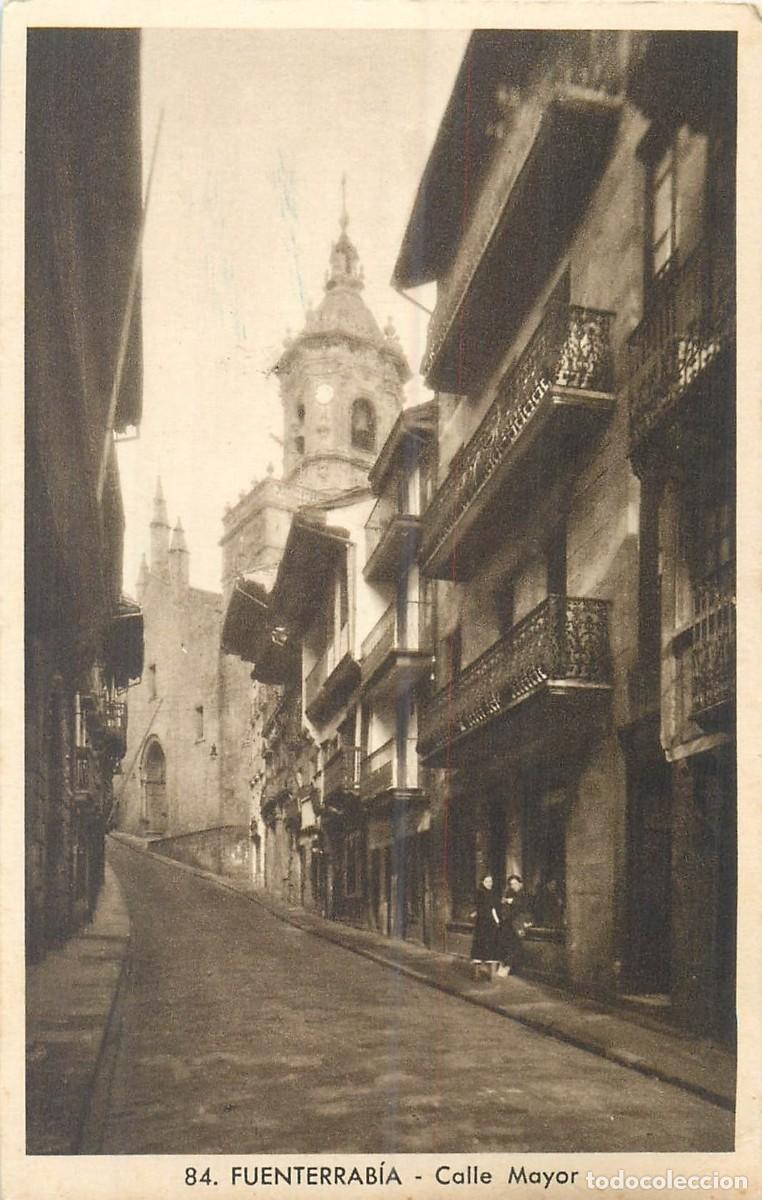 Postales: Postal de Fuenterrab&iacute;a, calle mayor - Foto 1