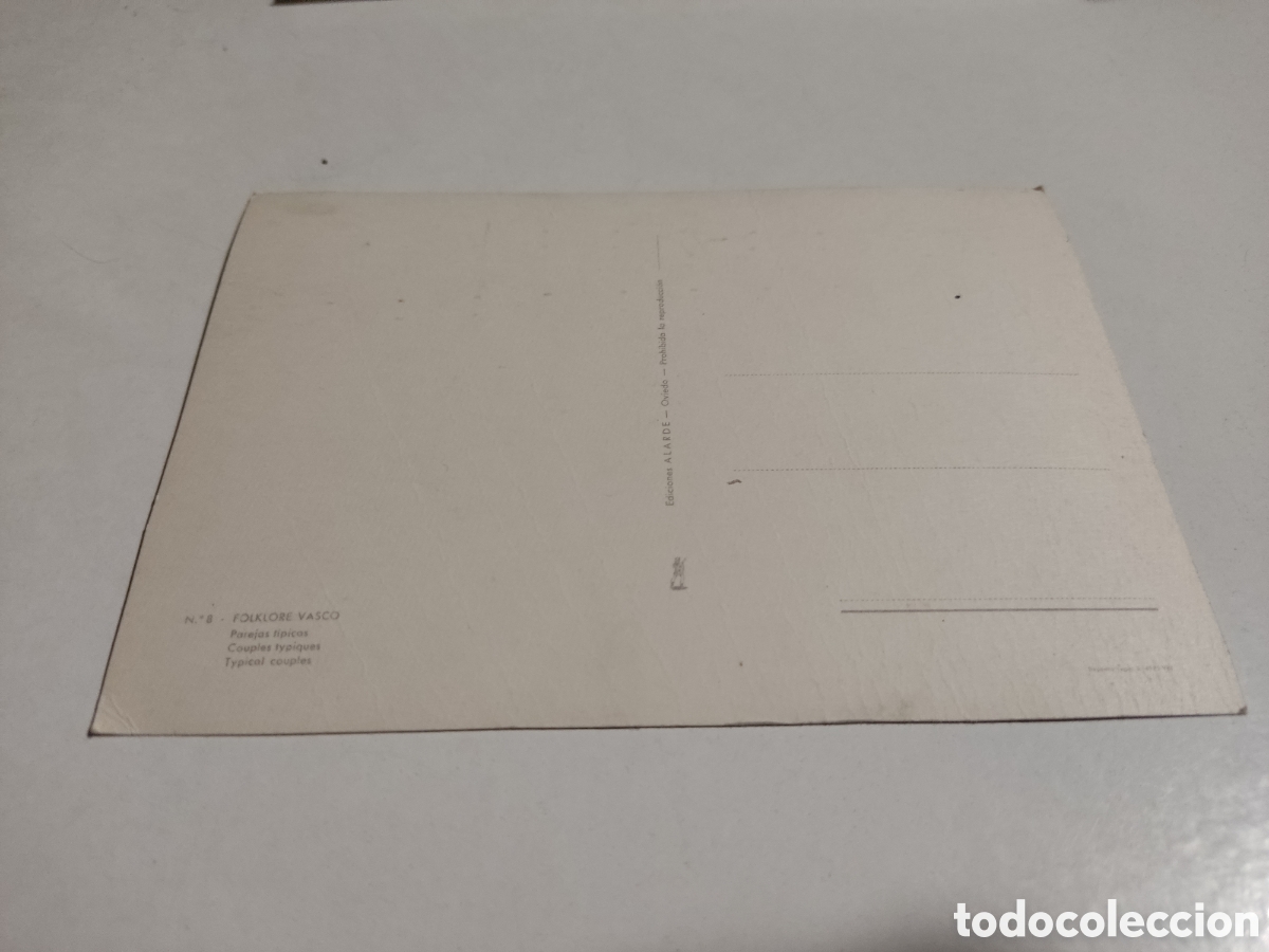 Postales: Postal folclore Vasco - Foto 2