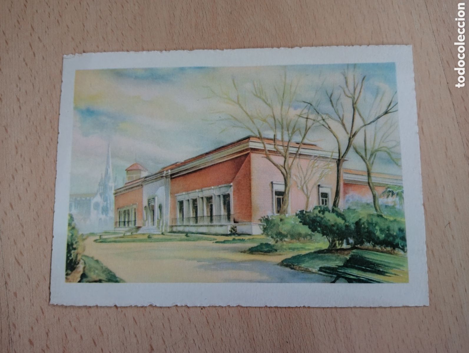 Postais: Postal antigua del Museo Bellas Artes de Bilbao.
