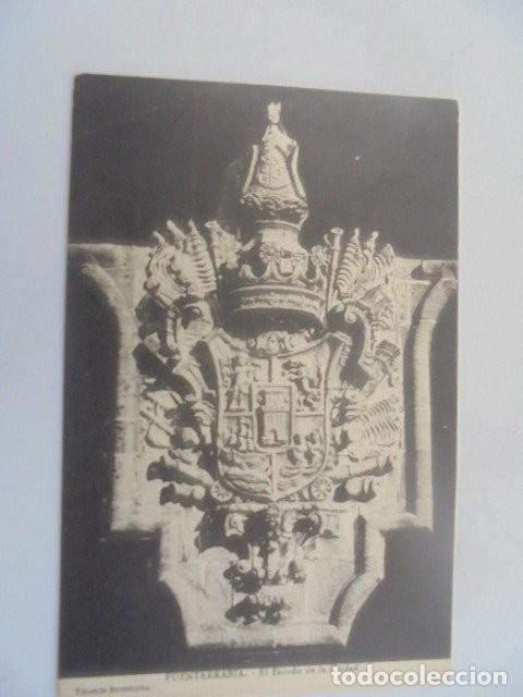Postales: Postal FUENTERRAB&Iacute;A, el escudo de la ciudad - Foto 1