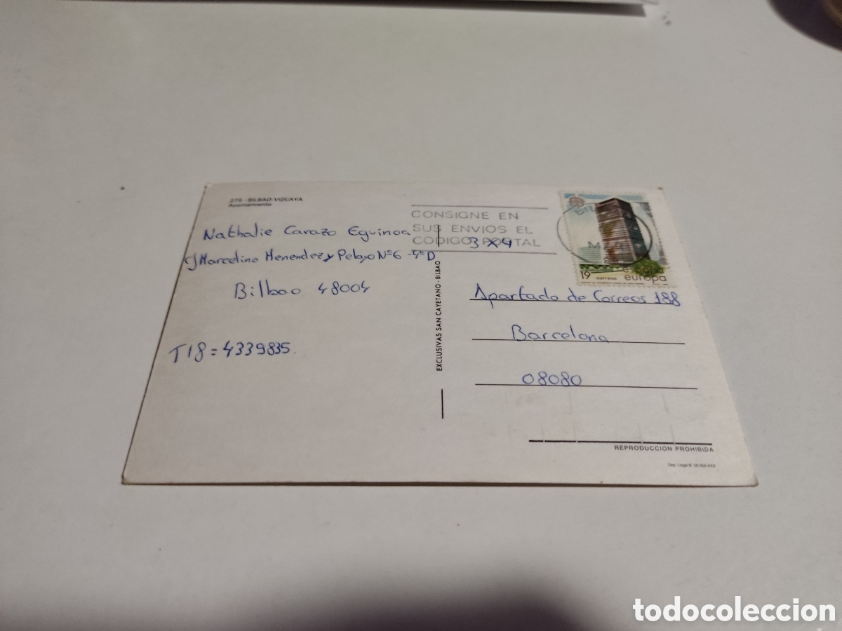 Postales: Postal Bilbao - Foto 2