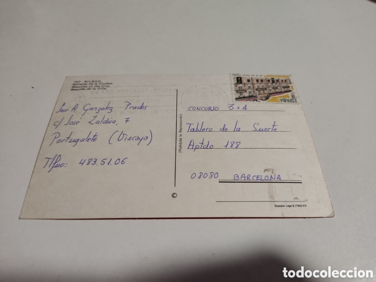 Postales: Postal Bilbao - Foto 2