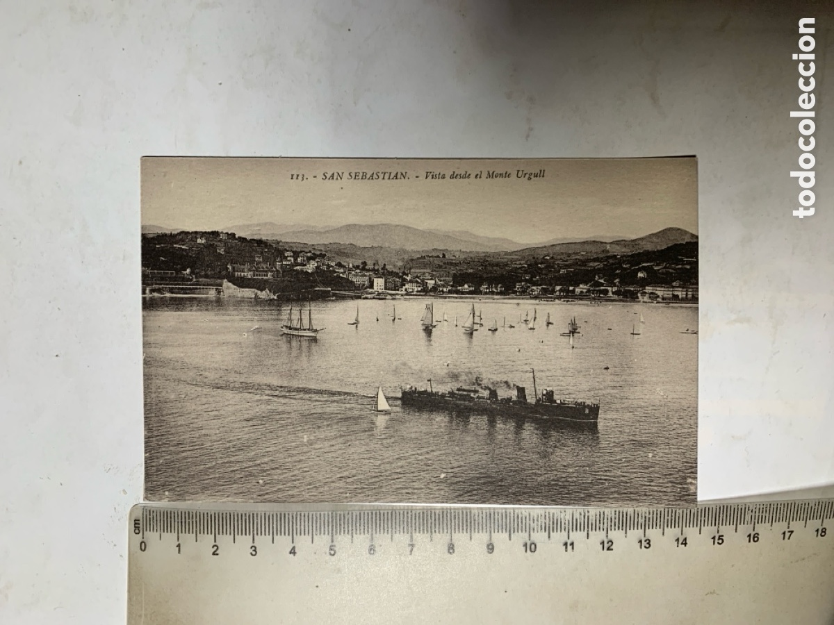 Postcards: POSTAL. SAN SEBASTIAN. VISTA DESDE EL MONTE URGULL. FOTO ED. GREGORIO G. GALARZA.