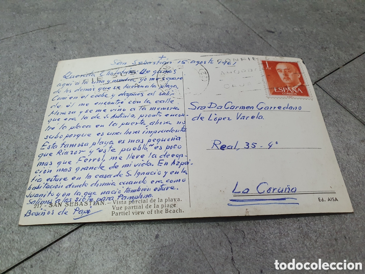 Postales: Postal playa de S. Sebasti&aacute;n. (L3) - Foto 2