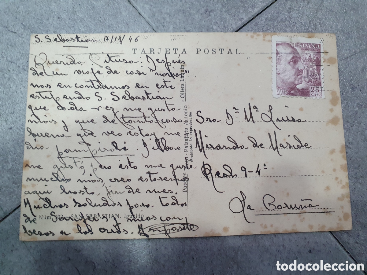 Postales: Postal S. Sebastian. (L3) - Foto 2
