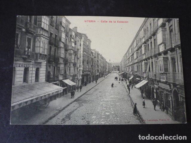 Postales: VITORIA CALLE DE LA ESTACION - Foto 1