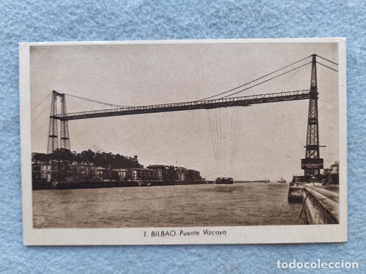 Postales: Bilbao. Puente Vizcaya. - Foto 1
