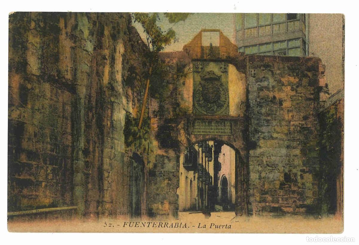 Postales: Postal Fuenterrabia. La puerta - Foto 1