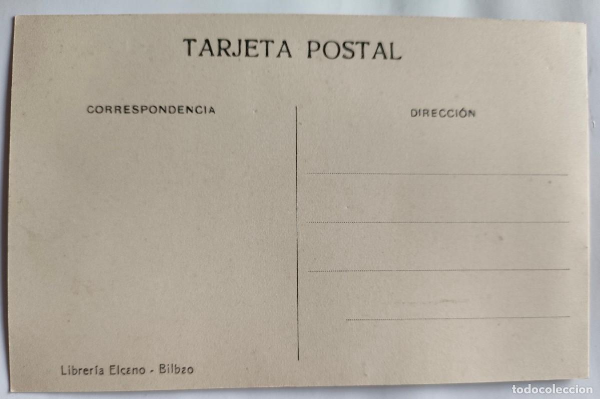 Postales: BILBAO ALGORTA ROMPEOLAS LIBRERIA ELCANO - Foto 2
