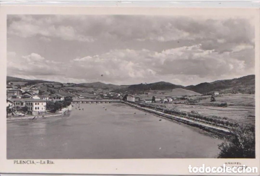 Postales: PLENCIA (VIZCAYA) - LA R&Iacute;A - MANIPEL - Foto 1