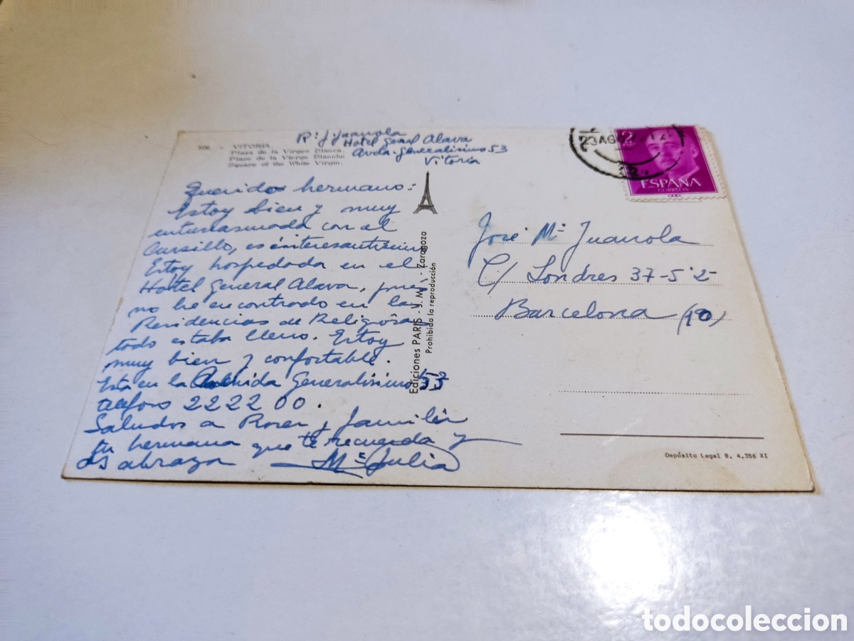 Postales: Postal Vitoria - Foto 2