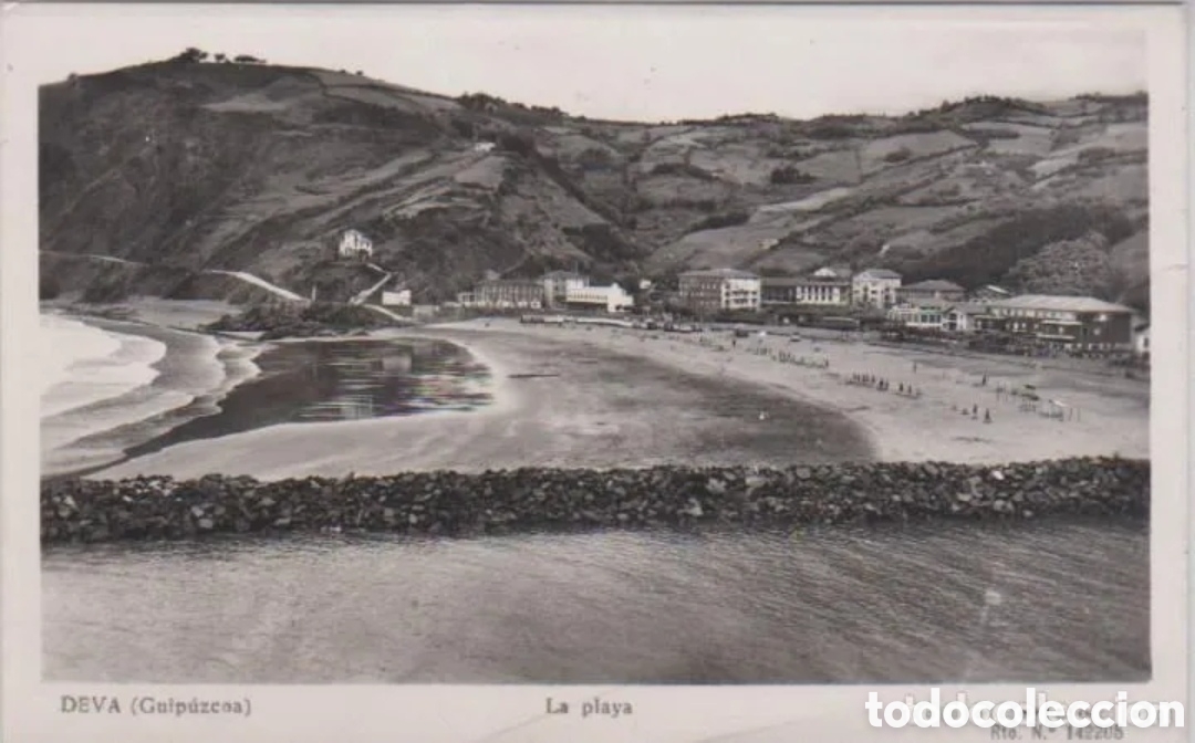 Postales: DEVA (GUIP&Uacute;ZCOA) - LA PLAYA - MANIPEL - Foto 1
