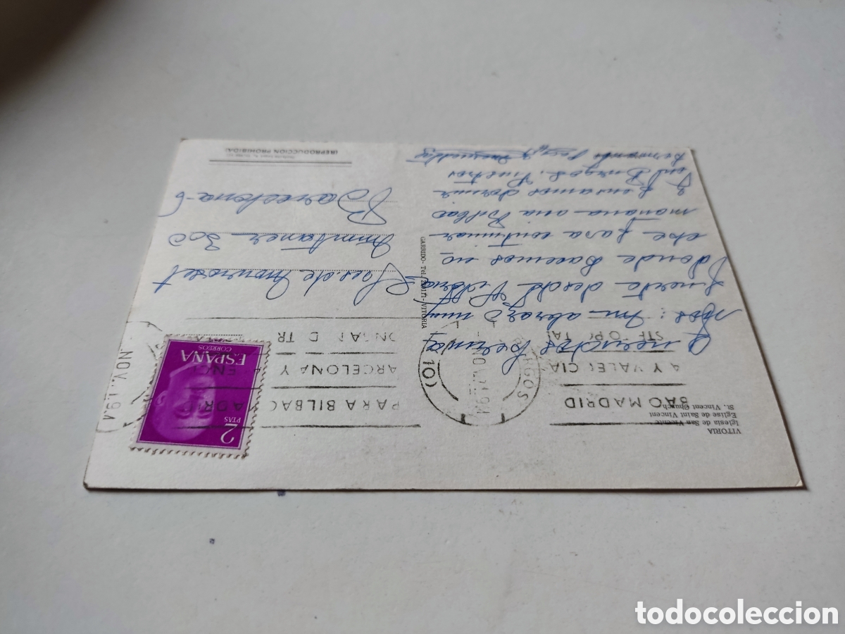 Postales: Postal Vitoria iglesia - Foto 2
