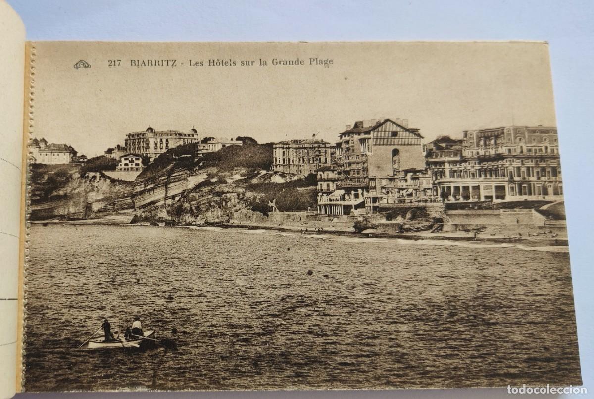 Postales: Cuaderno postales antiguas de Biarritz - Foto 3