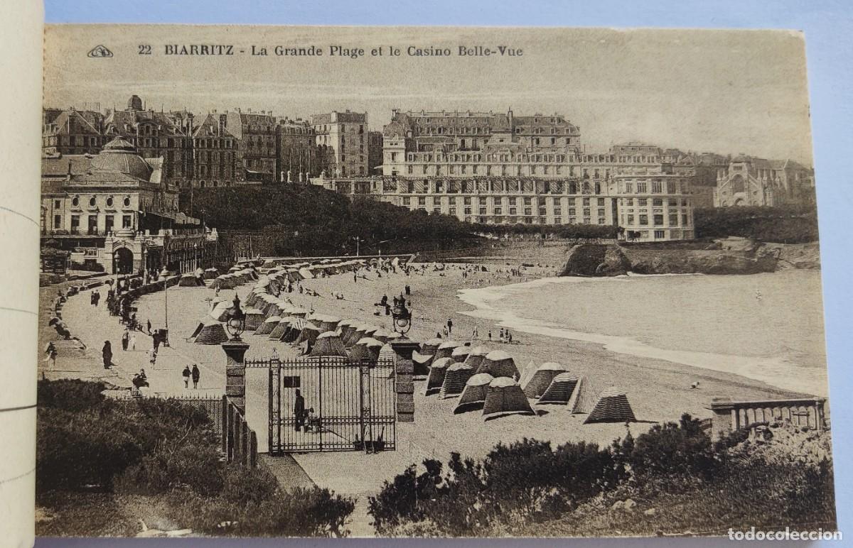 Postales: Cuaderno postales antiguas de Biarritz - Foto 7