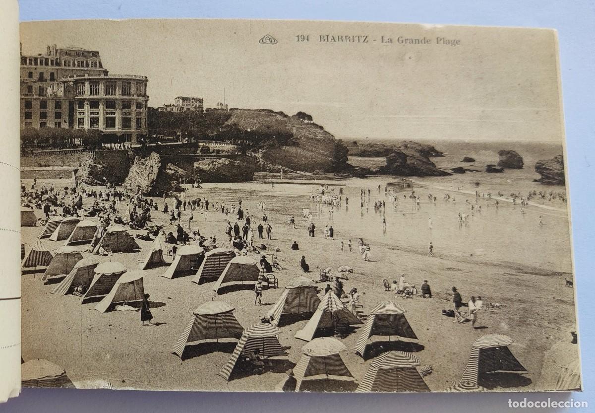 Postales: Cuaderno postales antiguas de Biarritz - Foto 10
