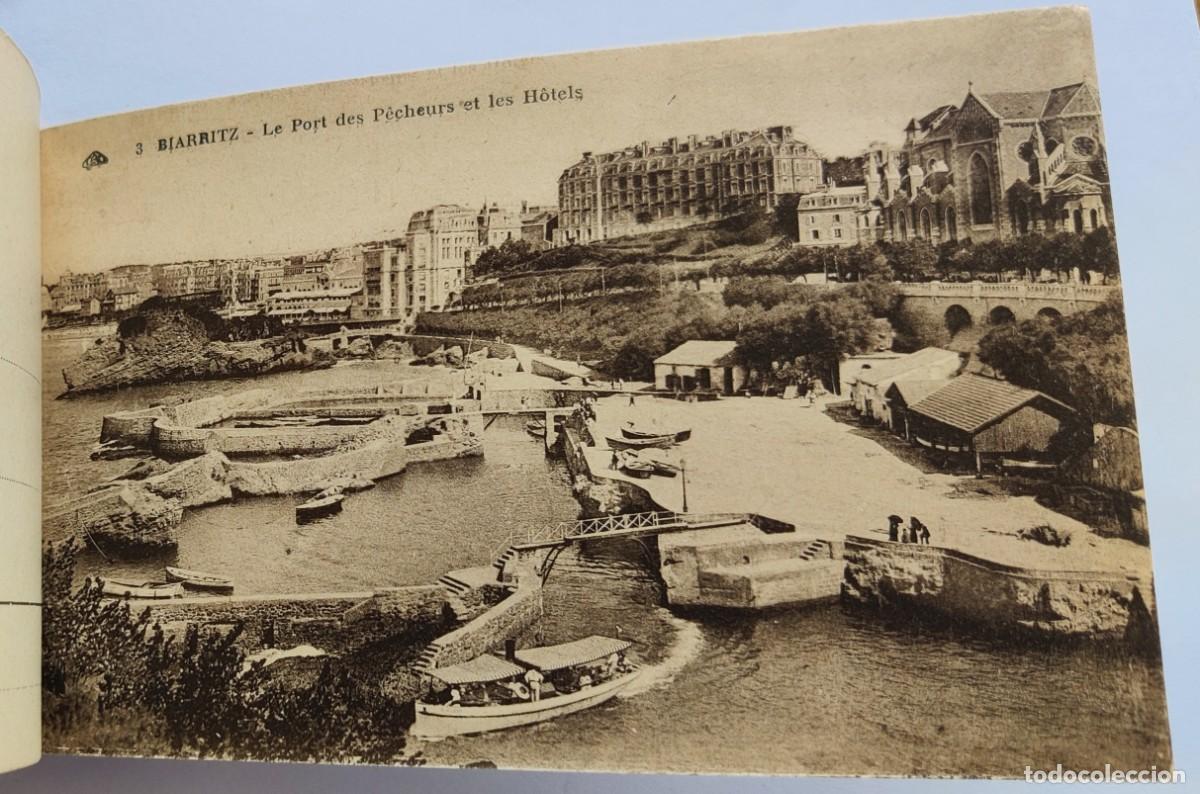 Postales: Cuaderno postales antiguas de Biarritz - Foto 14