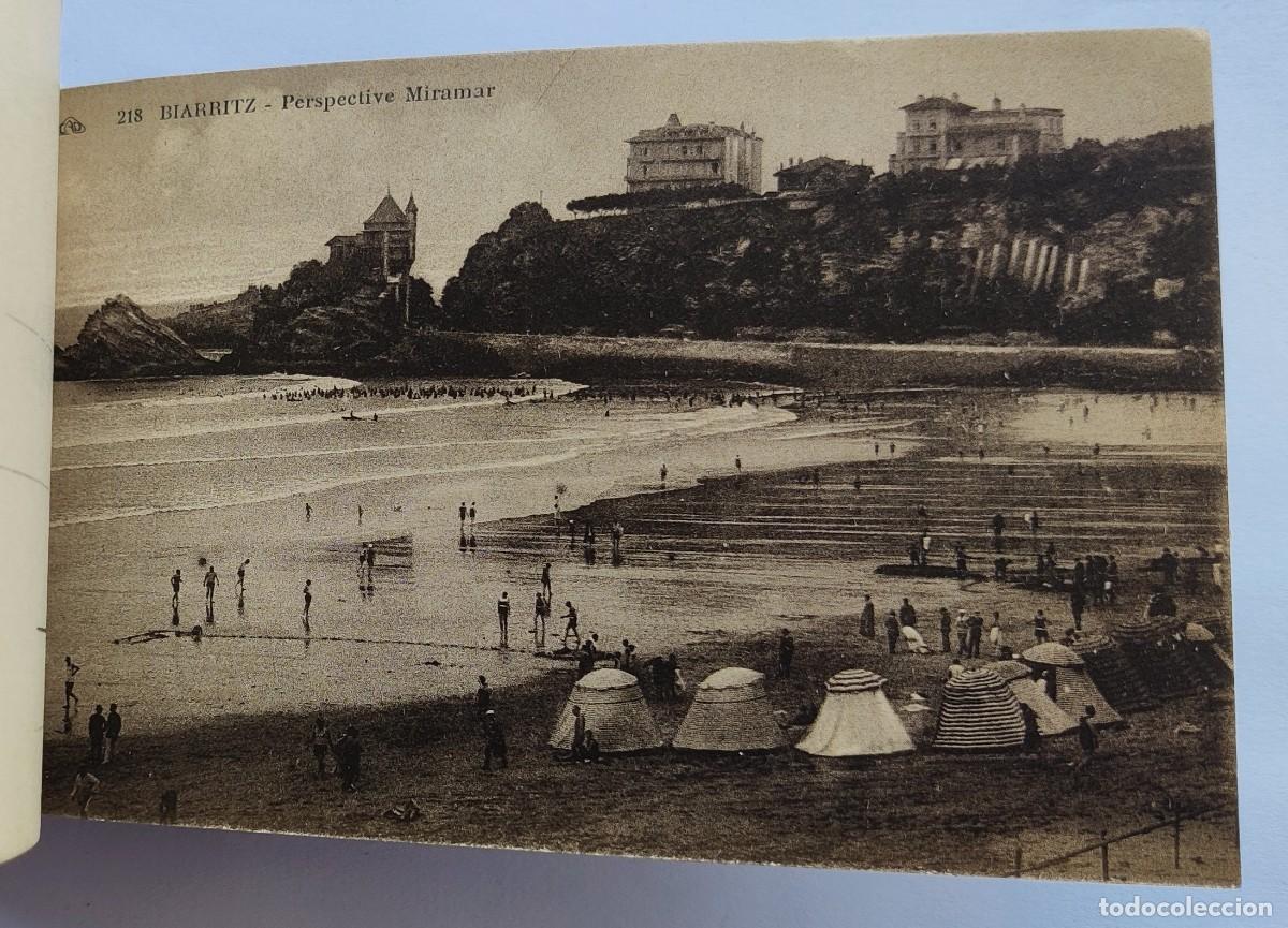 Postales: Cuaderno postales antiguas de Biarritz - Foto 17